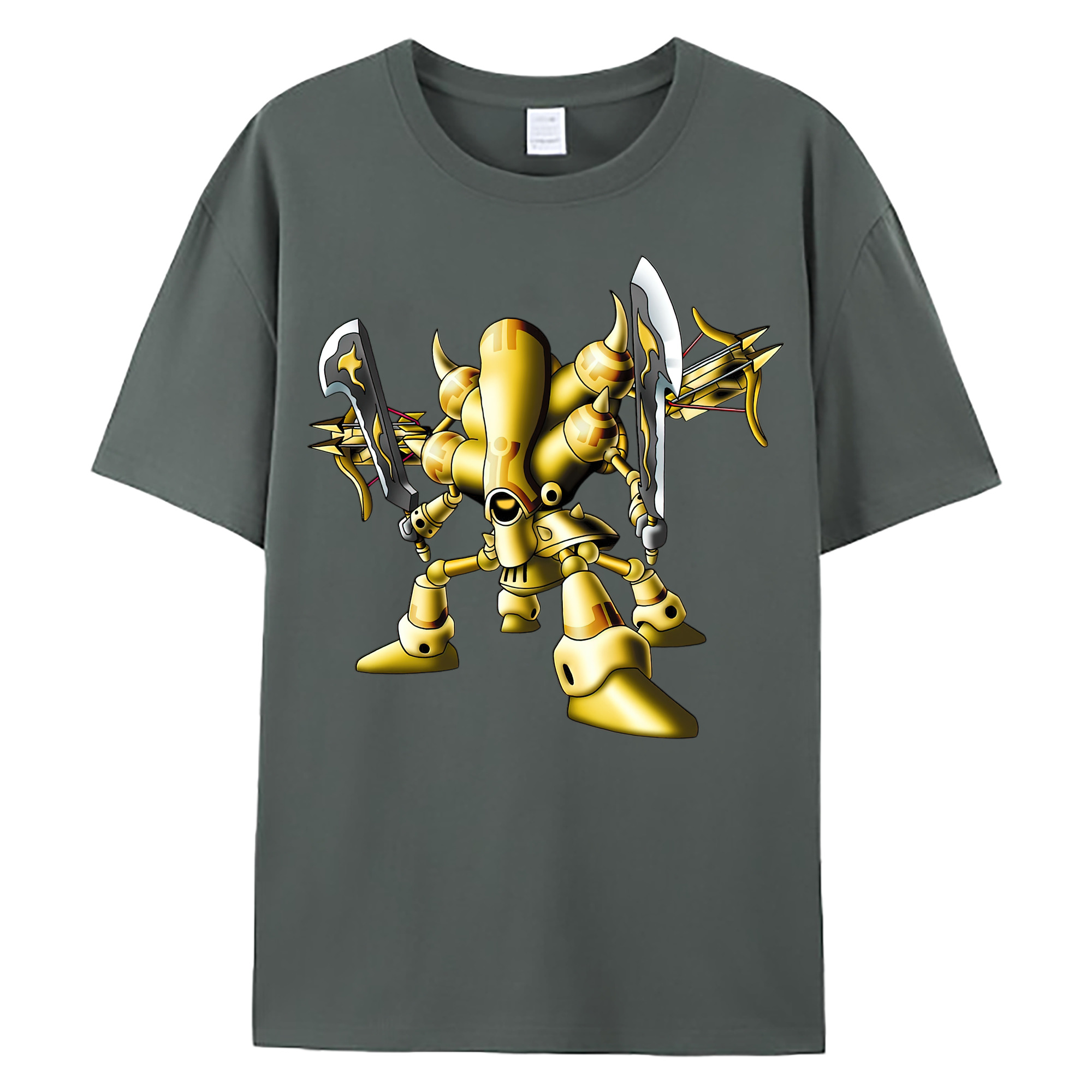 （画像用） ドラゴンクエスト Doragon Kuesuto Dragon Quest 綿100％ メンズ半袖Tシャツ｜肌触りやわらか＆通気性